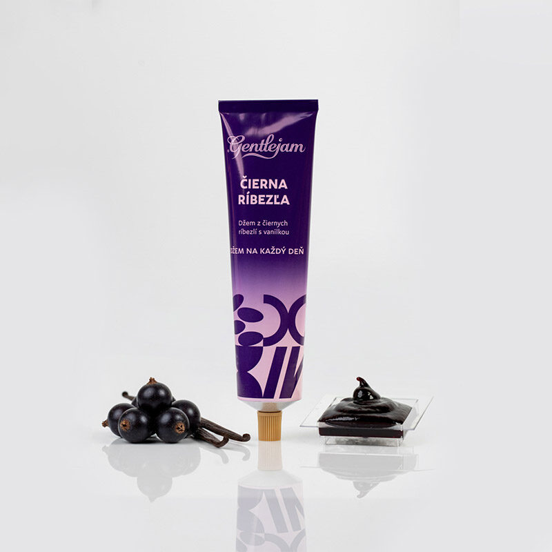 ČERNÝ RYBÍZ – Džem z černého rybízu s vanilkou v tubě