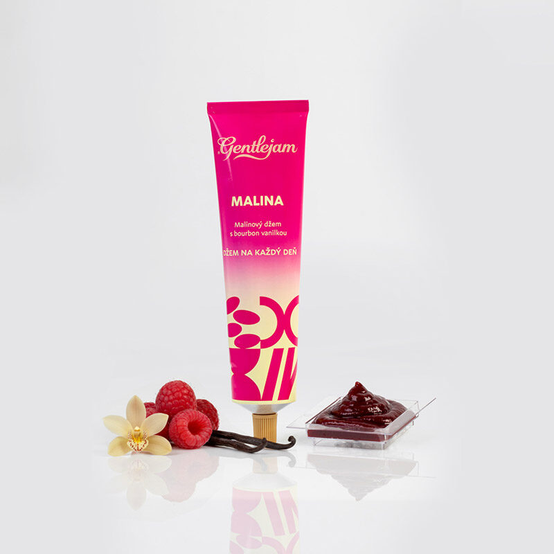 MALINA – Malinový džem s bourbon vanilkou v tubě