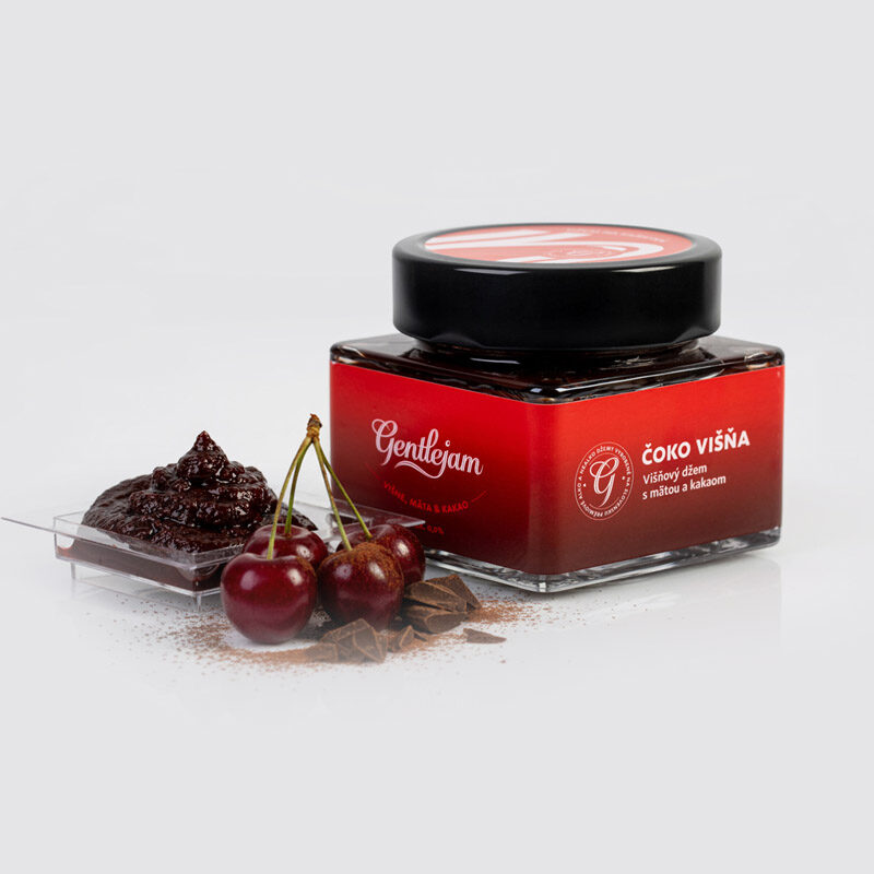 ČOKO VIŠNĚ – Višňový džem s mátou a kakaem